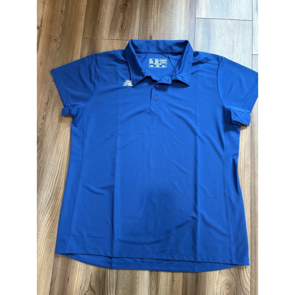 New Balance Women's XL Royal Blue Polo Golf Shirt